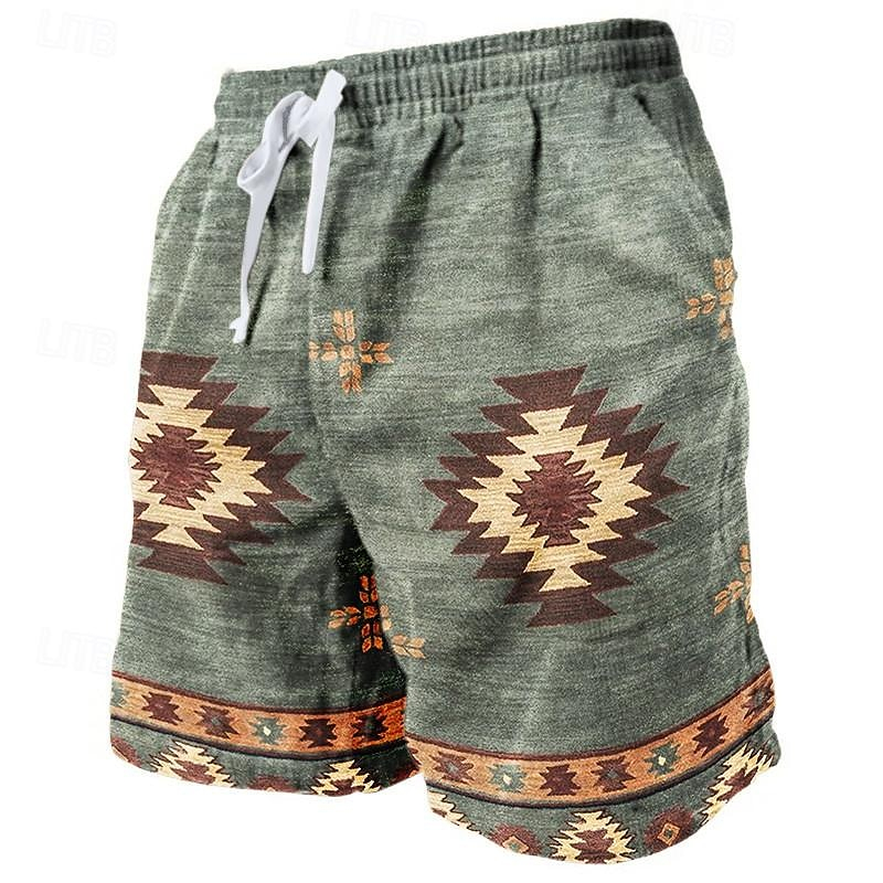 Kids Ethnic Fashion - Retro Indiase etnische stijl strandshorts voor