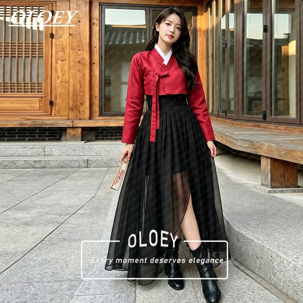 Hanbok Modern Set - OLOEY Moderne Korte Concert Hanbok Set
