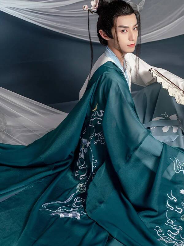 Hanbok Modern Set - Chinese Nieuwe Moderne Hanfu Man Traditionele