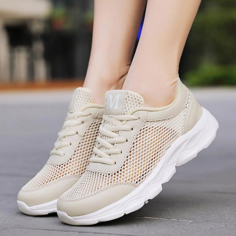 Ethnic Luxe Fashion - Zomer Ademende Sneakers Vrouwen Mesh Dames