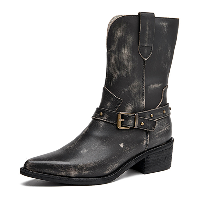 Ethnic Fashion In - 4,5 cm koe natuurlijk echt leer