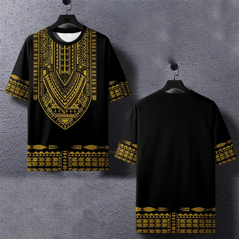 Kids Ethnic Fashion - Zomer Harajuku 3d Bedrukte Etnische Afrikaanse