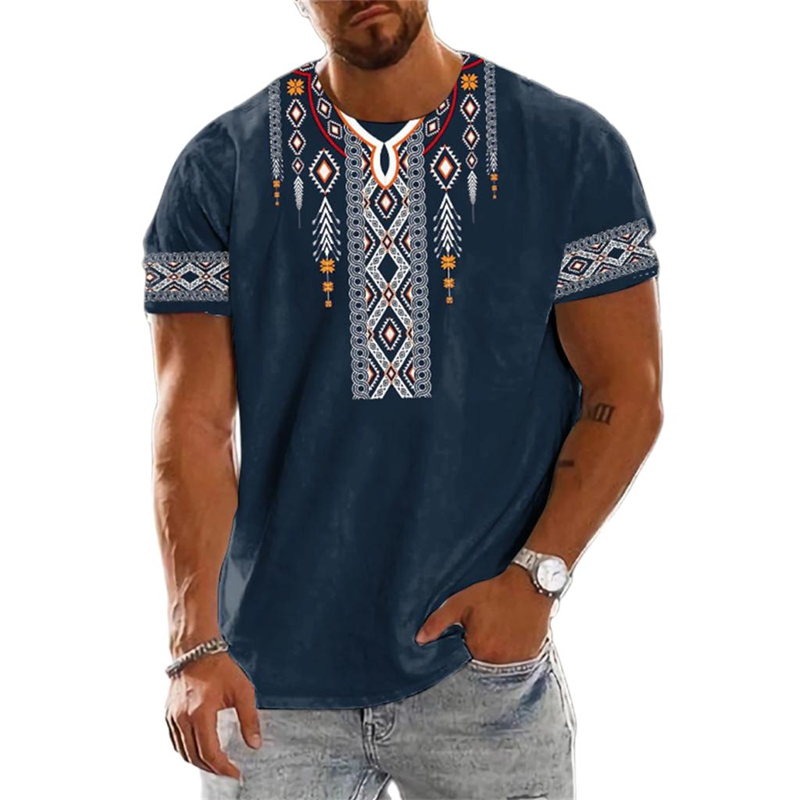 Ethnic Fashion Trends 2025 - Trend '202 Vintage Etnik Grafische T-shirt