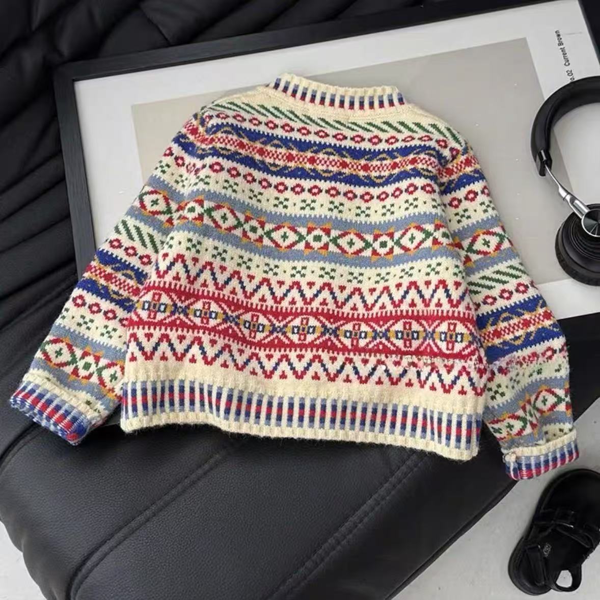 Meisjesmode Gebreid Vest Herfs - Kids Ethnic Fashion recensie en prijs