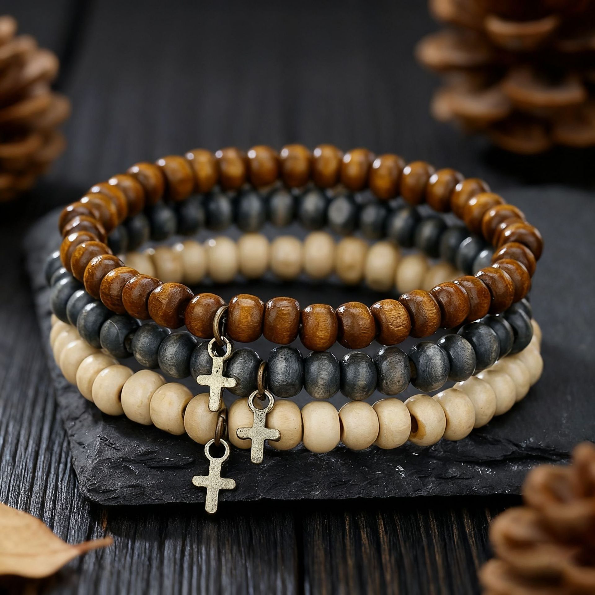 Houten kralenarmband voor mann - Ethnic Wear Men'S Fashion recensie en prijs