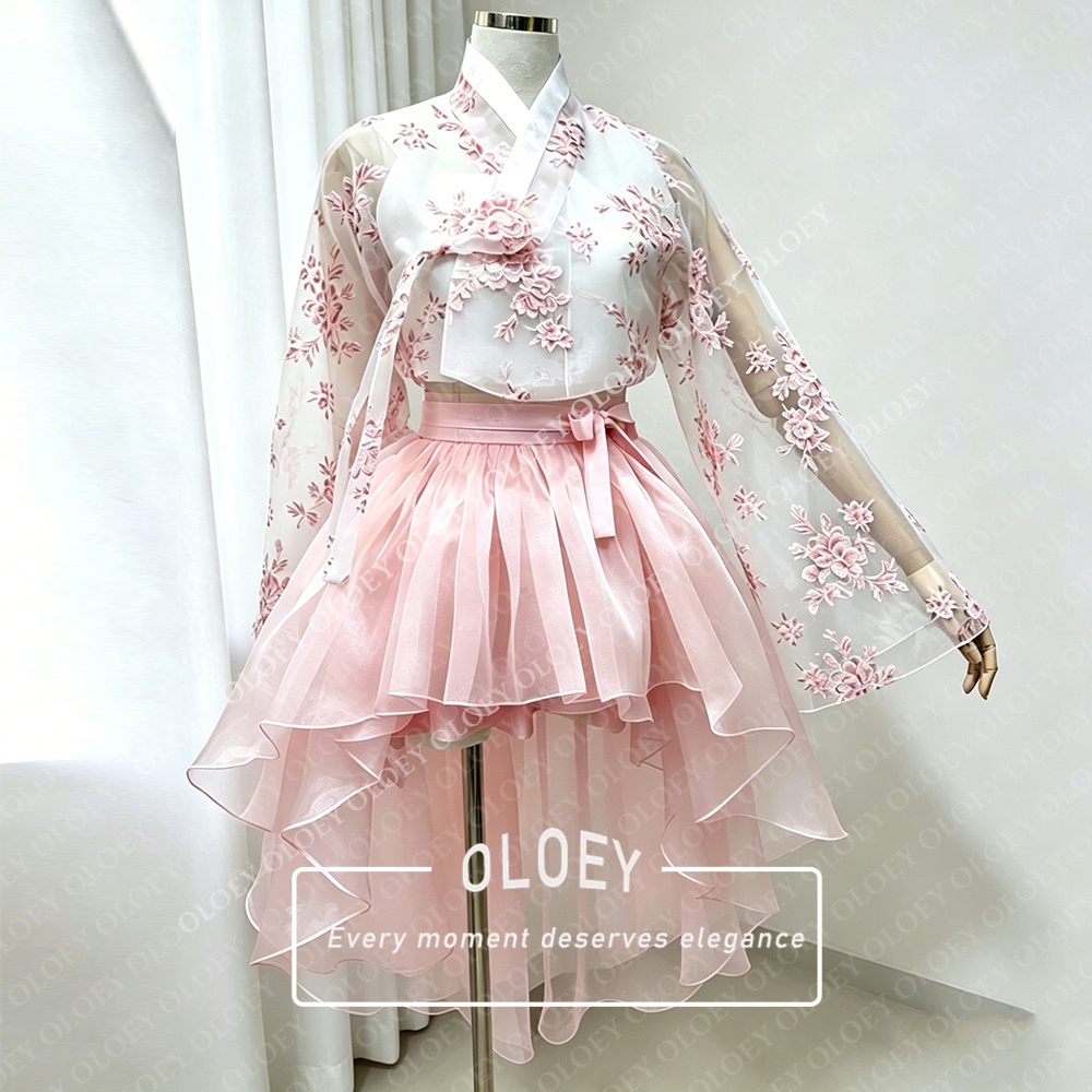 OLOEY Moderne Bloemenprint Kor - Hanbok Modern Set recensie en prijs