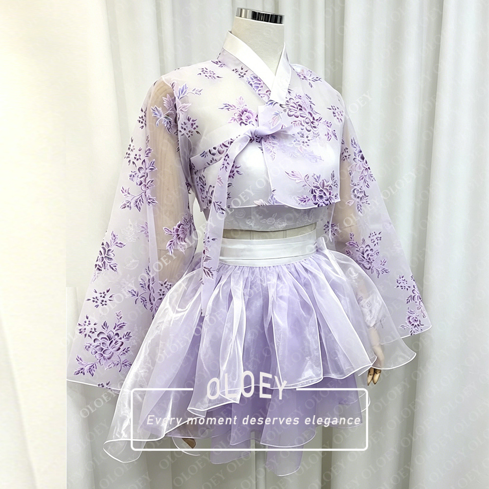 OLOEY Moderne Bloemenprint Kor - Hanbok Modern Set recensie en prijs