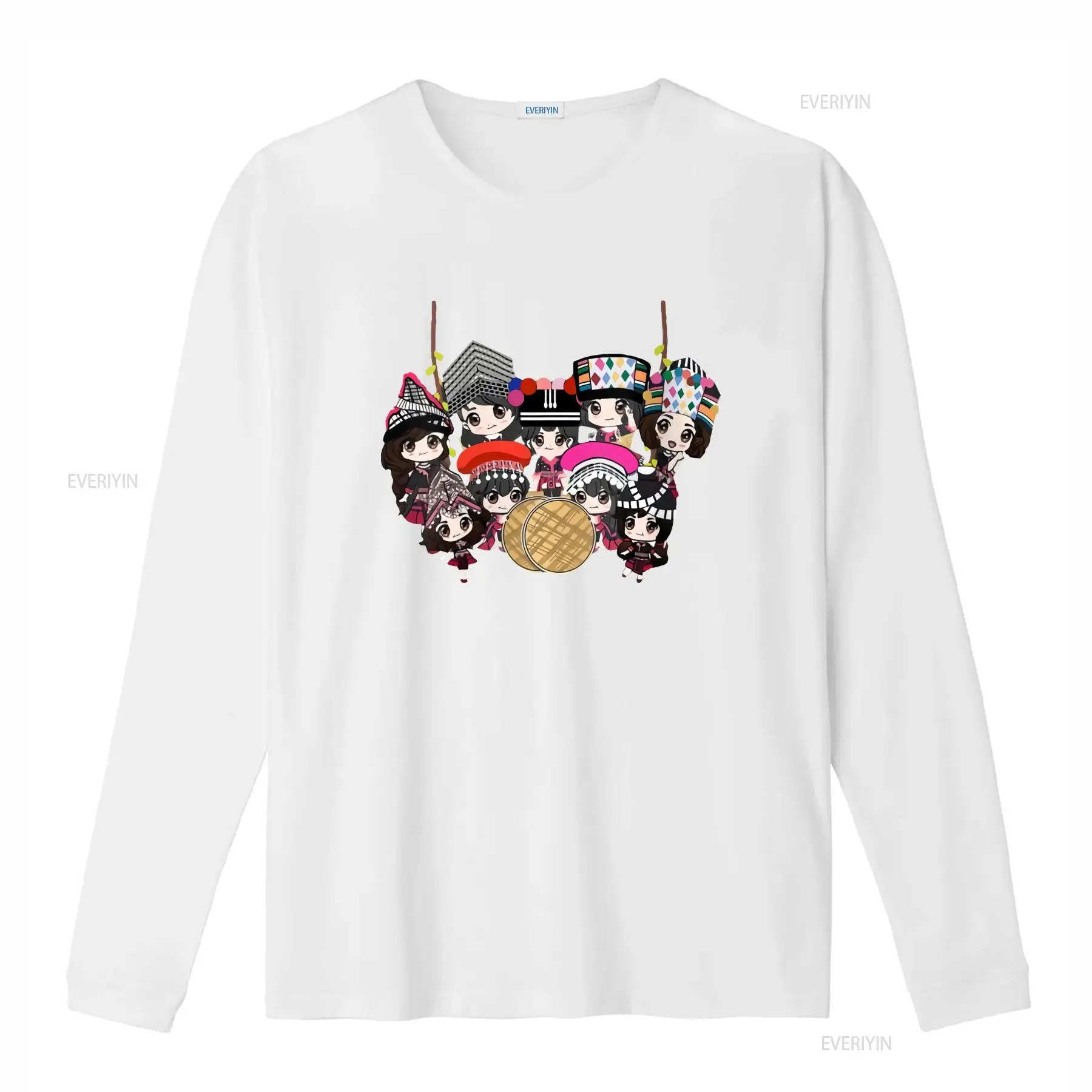 9 Hmong meisjes cartoon print  - Ethnic Wear Men'S Fashion recensie en prijs