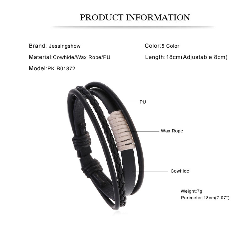 2025 lederen armband heren arm - Ethnic Fashion Pk recensie en prijs