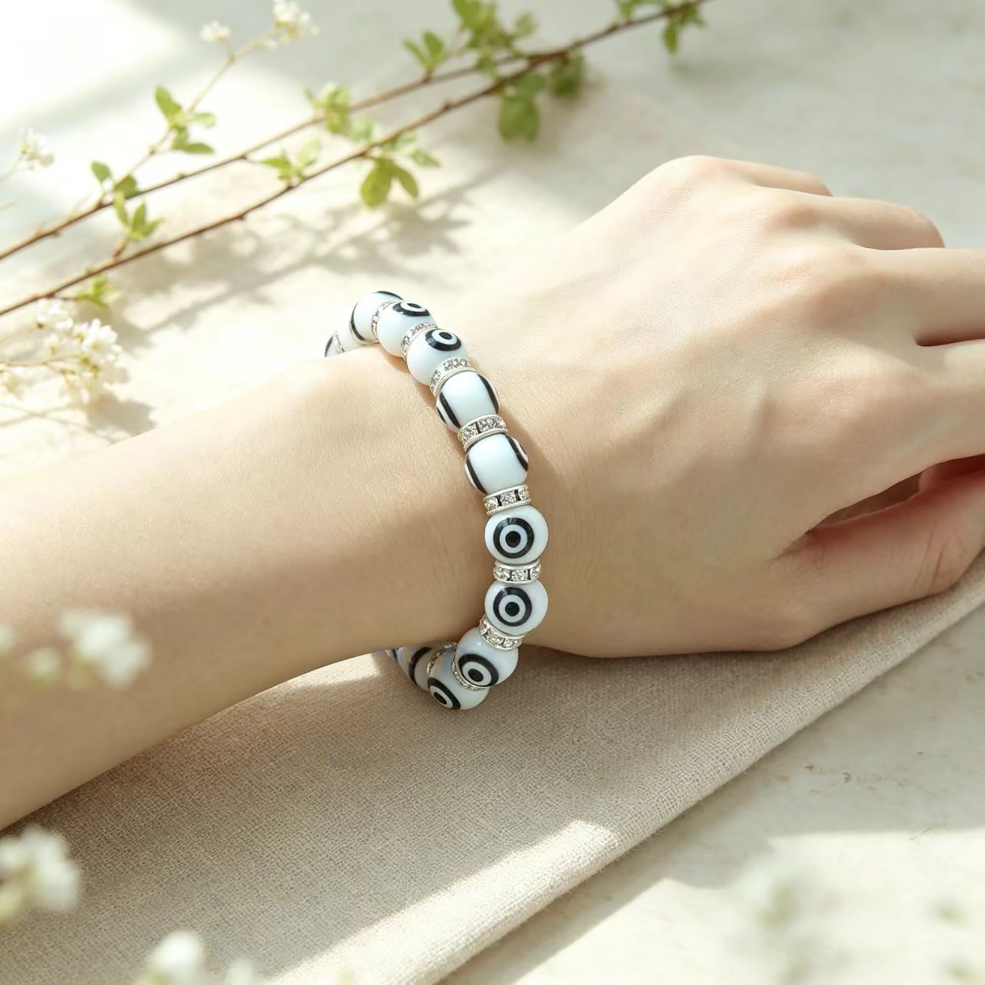 1 Boze-Oog-Armband, Elastische - Ethnic Wear Men'S Fashion recensie en prijs