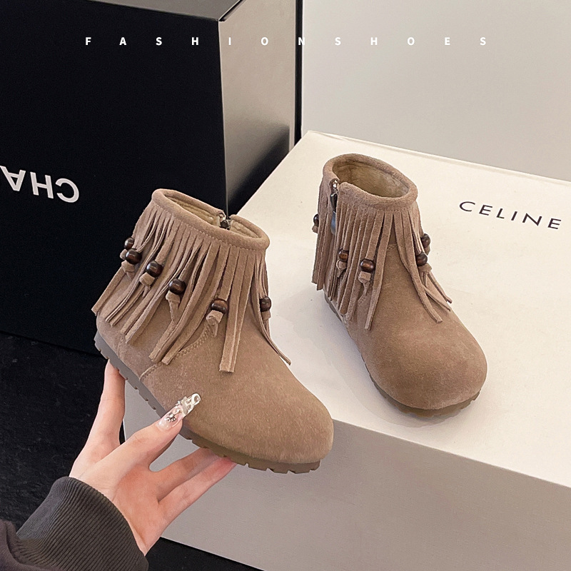 Mode Retro Enkellaarsjes met K - Kids Ethnic Fashion recensie en prijs