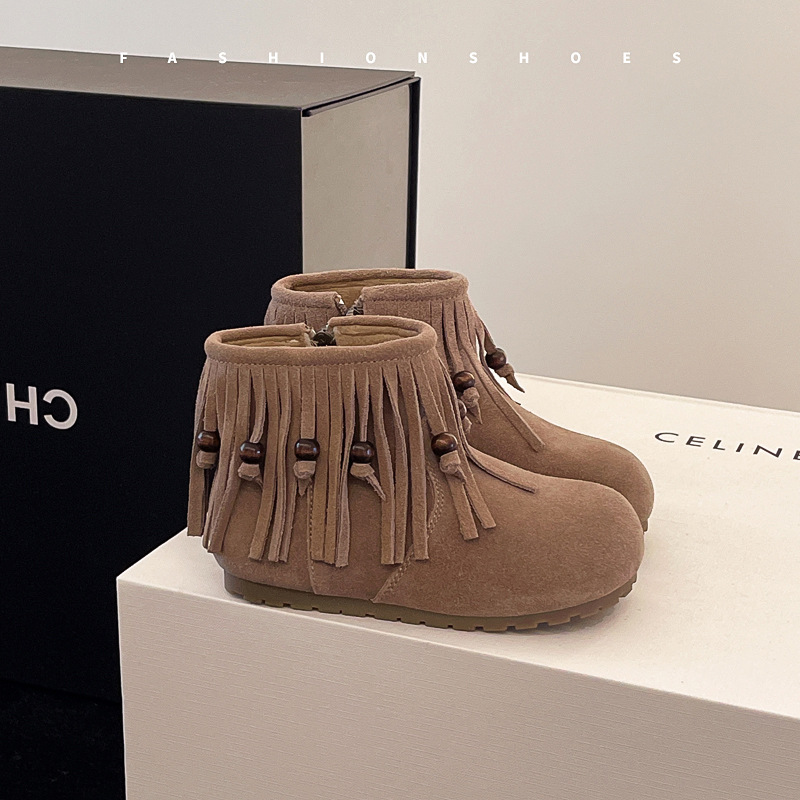 Mode Retro Enkellaarsjes met K - Kids Ethnic Fashion recensie en prijs