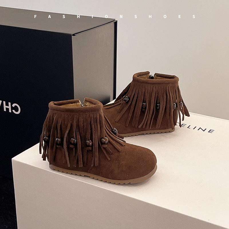 Mode Retro Enkellaarsjes met K - Kids Ethnic Fashion recensie en prijs
