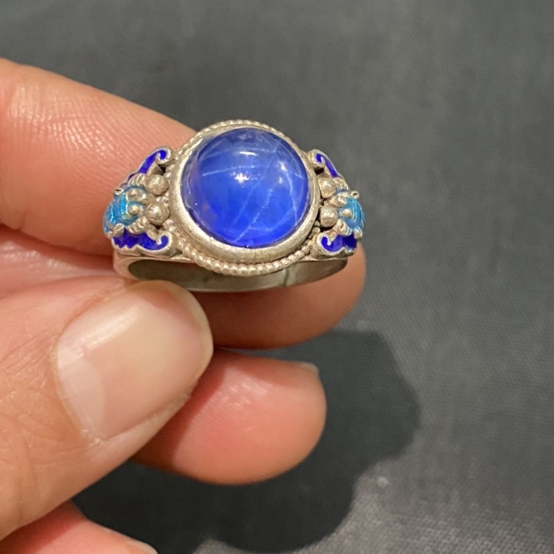 Etnische Cloisonne open ring,  - Ethnic Wear Men'S Fashion recensie en prijs