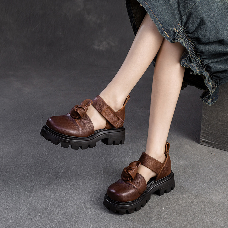 5 cm etnische knoop platform w - Ethnic Fashion In recensie en prijs